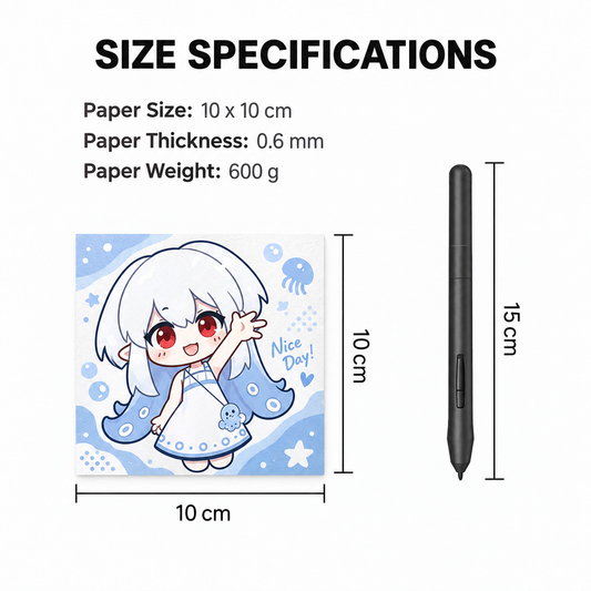 Silver Card Square Card
