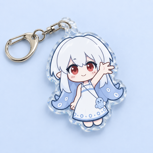 Ripple Acrylic Keychain
