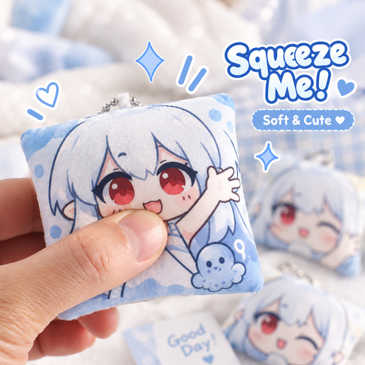 Custom Square Plush Charm