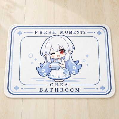 Custom Print Fluffy Floor Mat