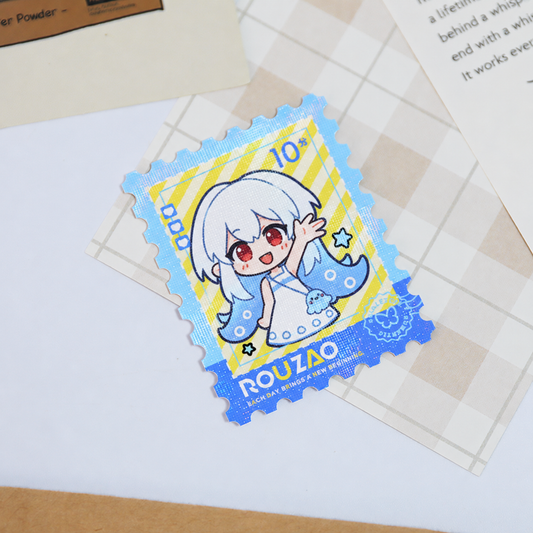 Custom Full-Print Stamp Die-Cut Sticker
