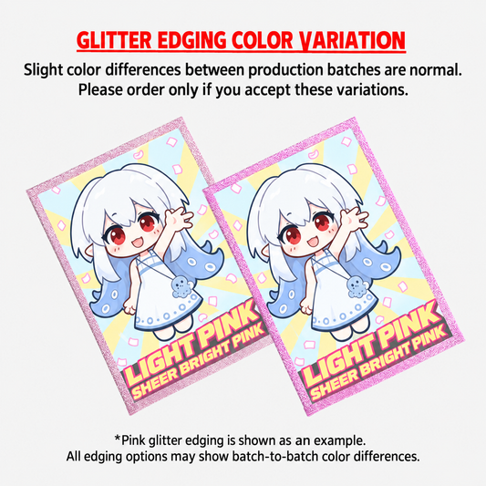 Custom Color Border Coated Paper Card