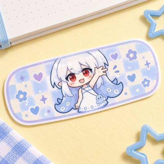 Custom Bandage-Shape Full-Cut Coated Paper Sticker