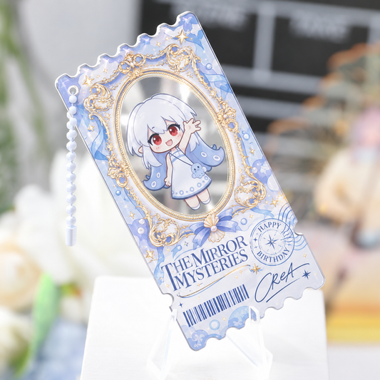 Clear Acrylic Receipt Charm