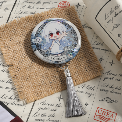 Double Flash Tassel Badge