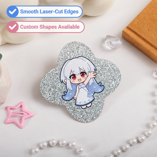 Diamond Double-Flash Die-Cut Sticker