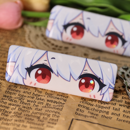 Double Flash Thin Strip Badge