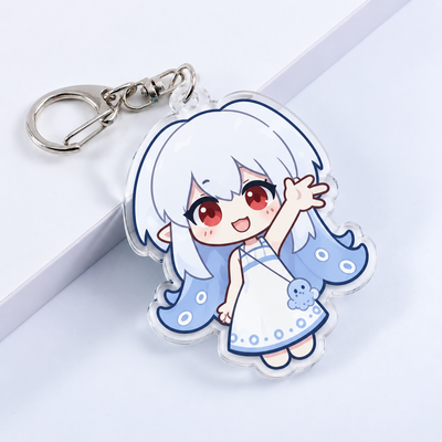 Acrylic Calculator Keychain