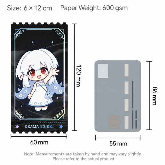Holo Silver Ticket Stub