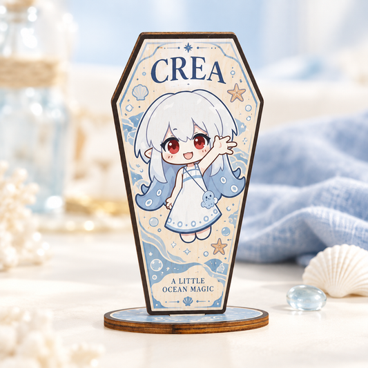Wood Coffin Standee