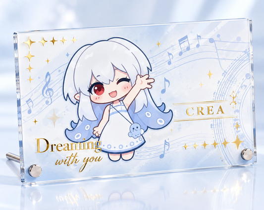 Embossed Foil Acrylic Art Stand