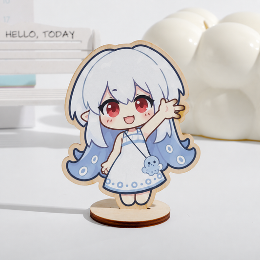 Wood Single Standee (Non-Printable Base)