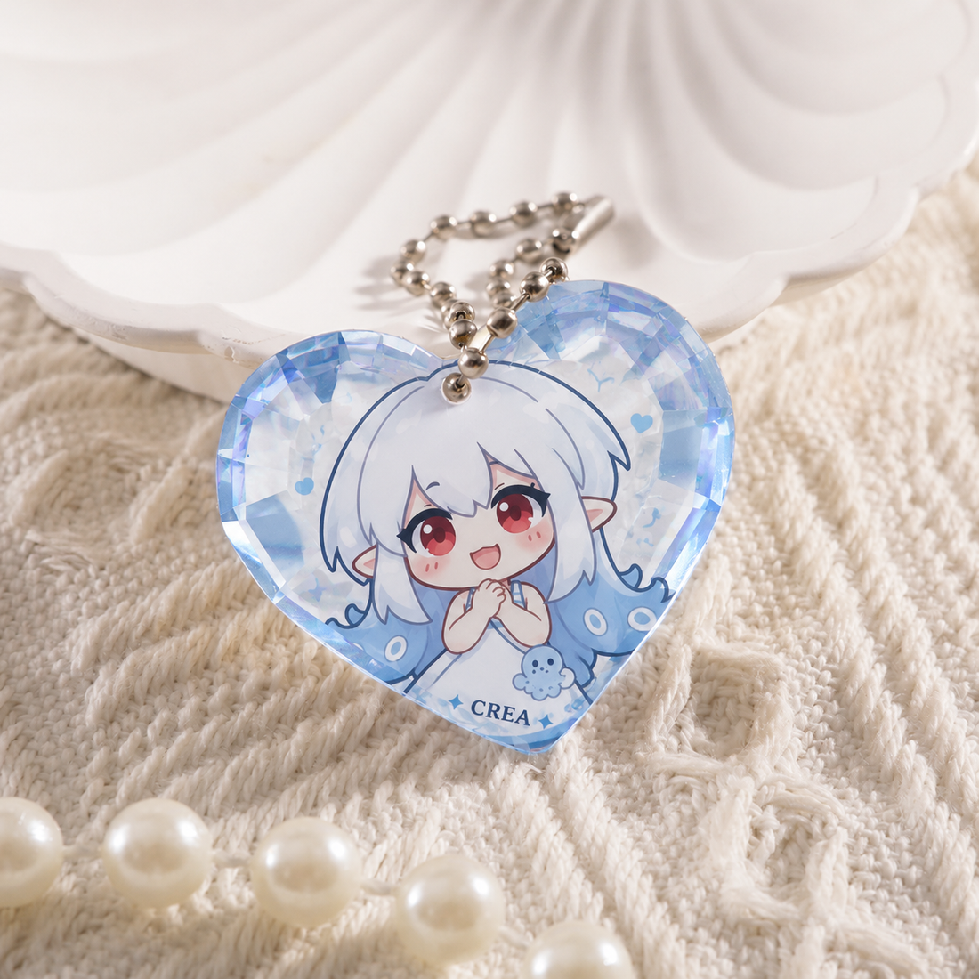 Custom Gem Acrylic Keychain