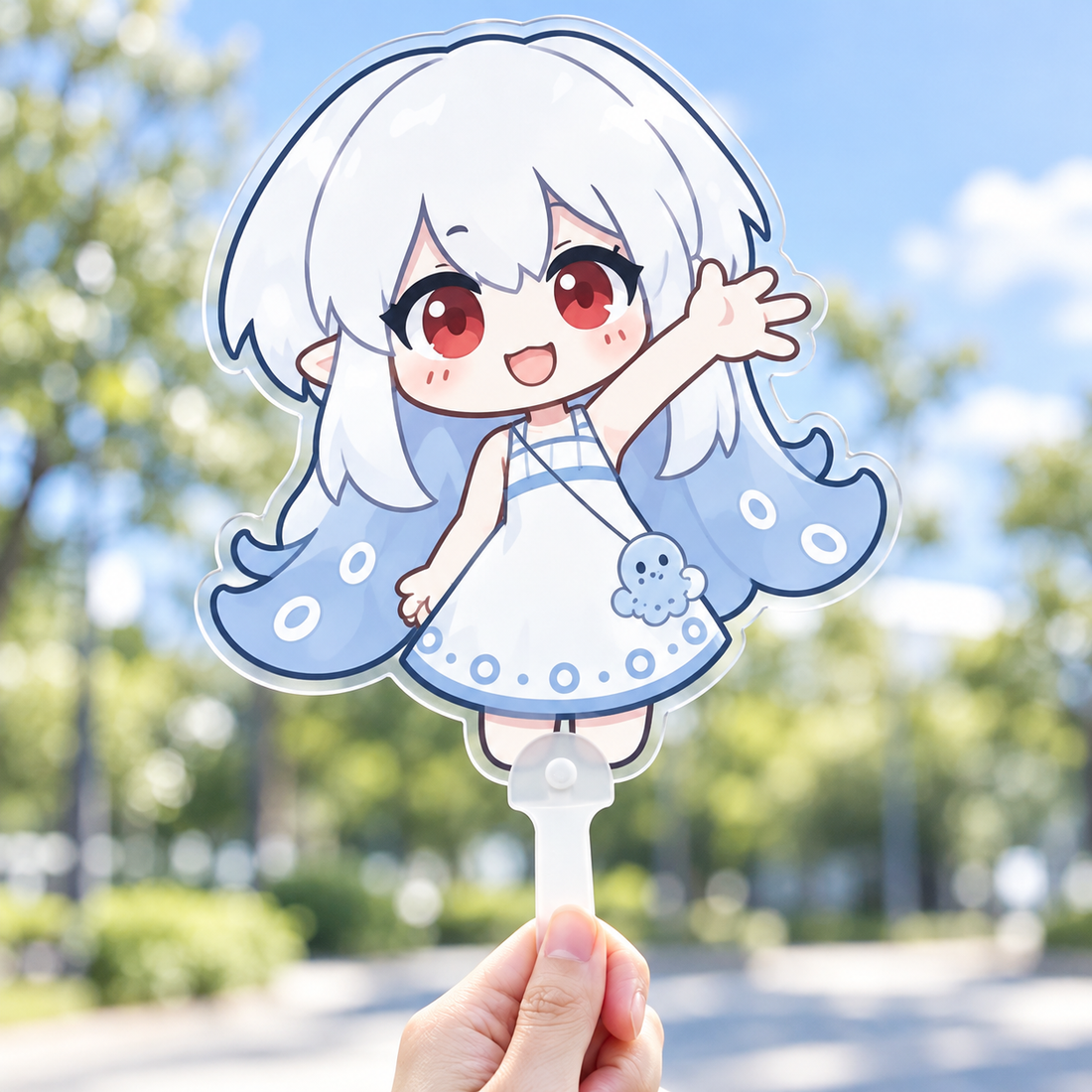 Custom Die-Cut PVC Fan