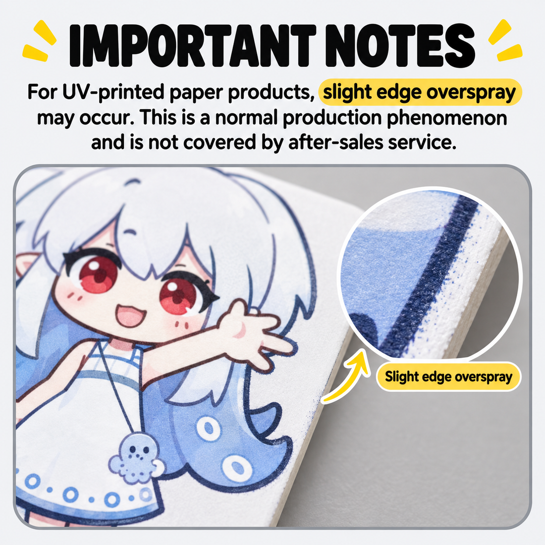 Silver Glitter Postcard