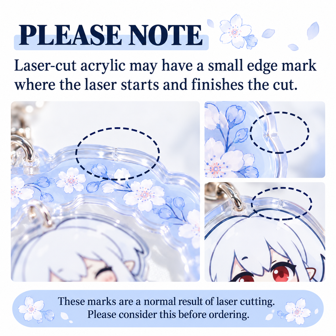 Wreath Wobble Acrylic Keychain