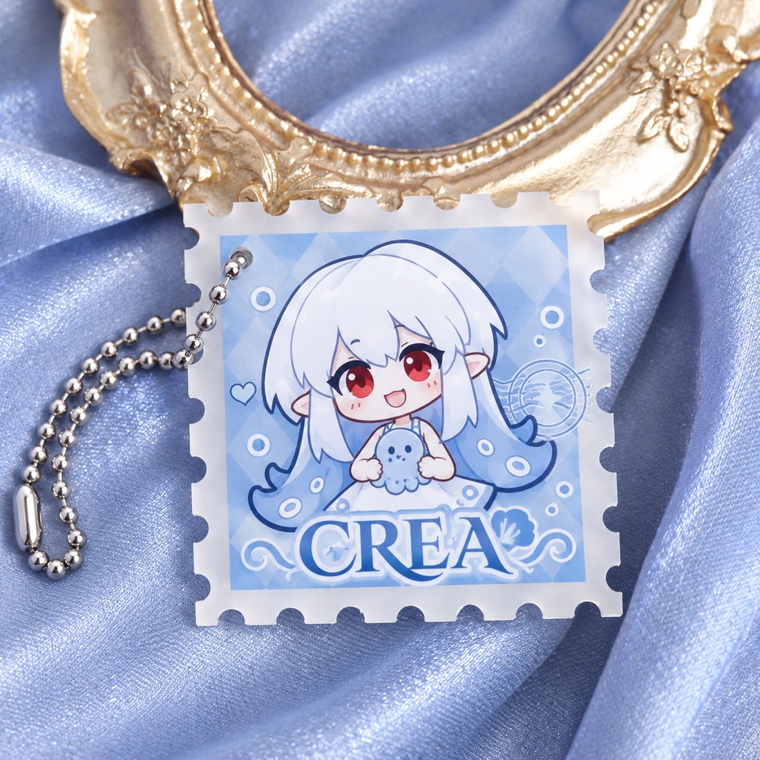 Custom Glow Acrylic Stamp Keychains