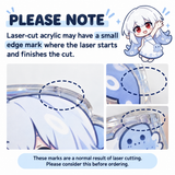 Square Double Panel Acrylic Charm