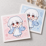 Pearl Paper Square Card