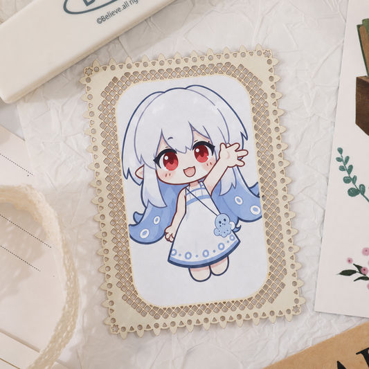 Lace Border Small Card