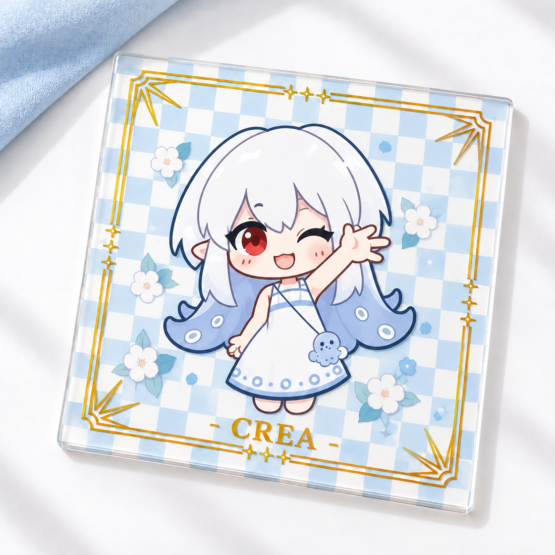 Embossed Foil Acrylic Coaster