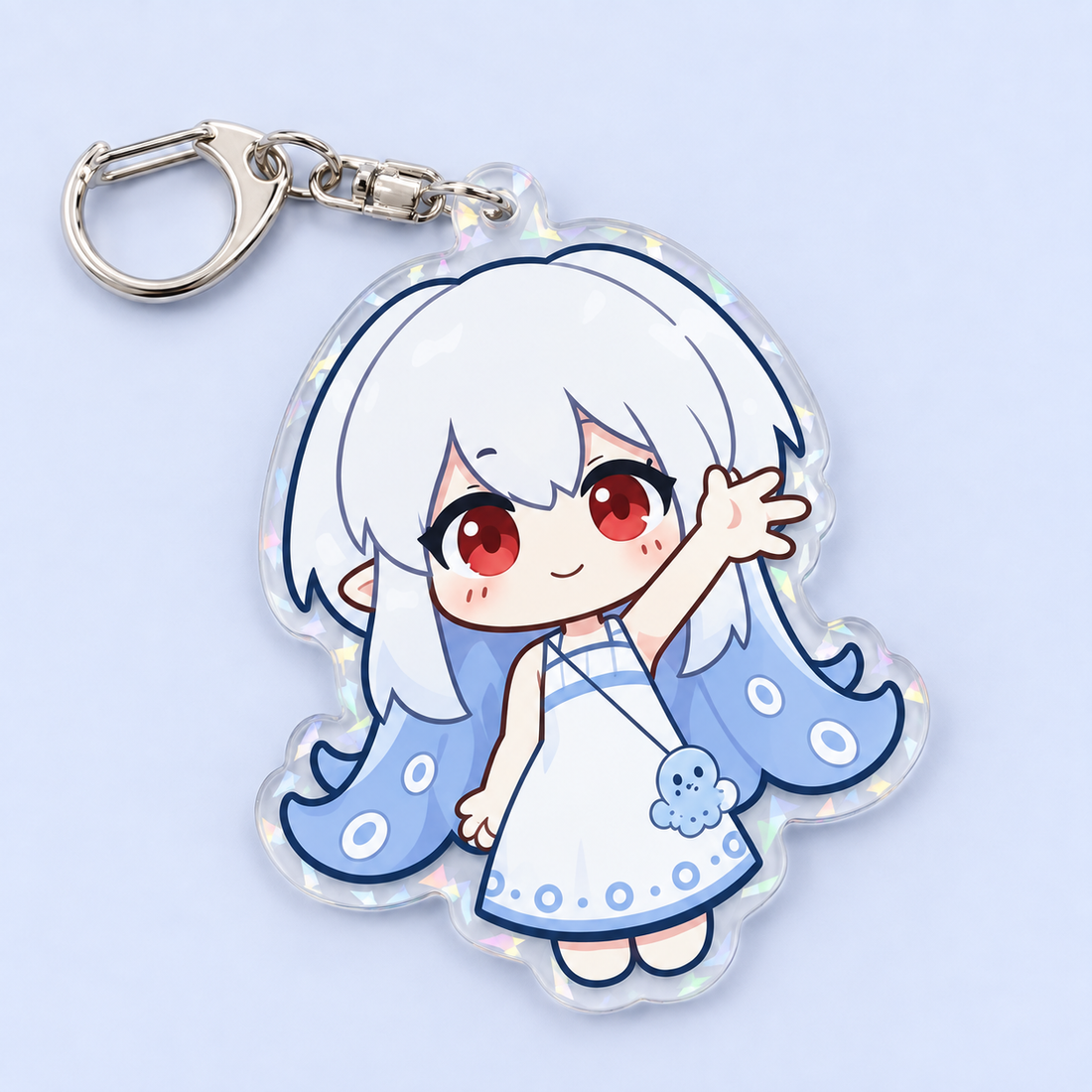 Glass Break Acrylic Keychain
