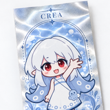 White Ceramic Holographic Ticket