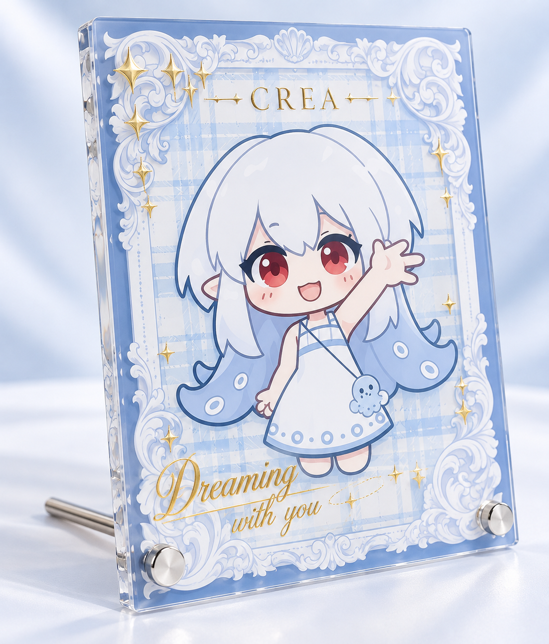 Embossed Foil Acrylic Art Stand