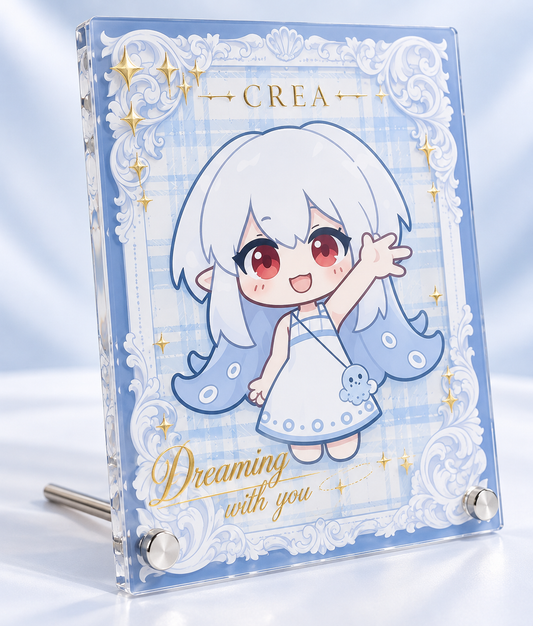 Embossed Foil Acrylic Art Stand