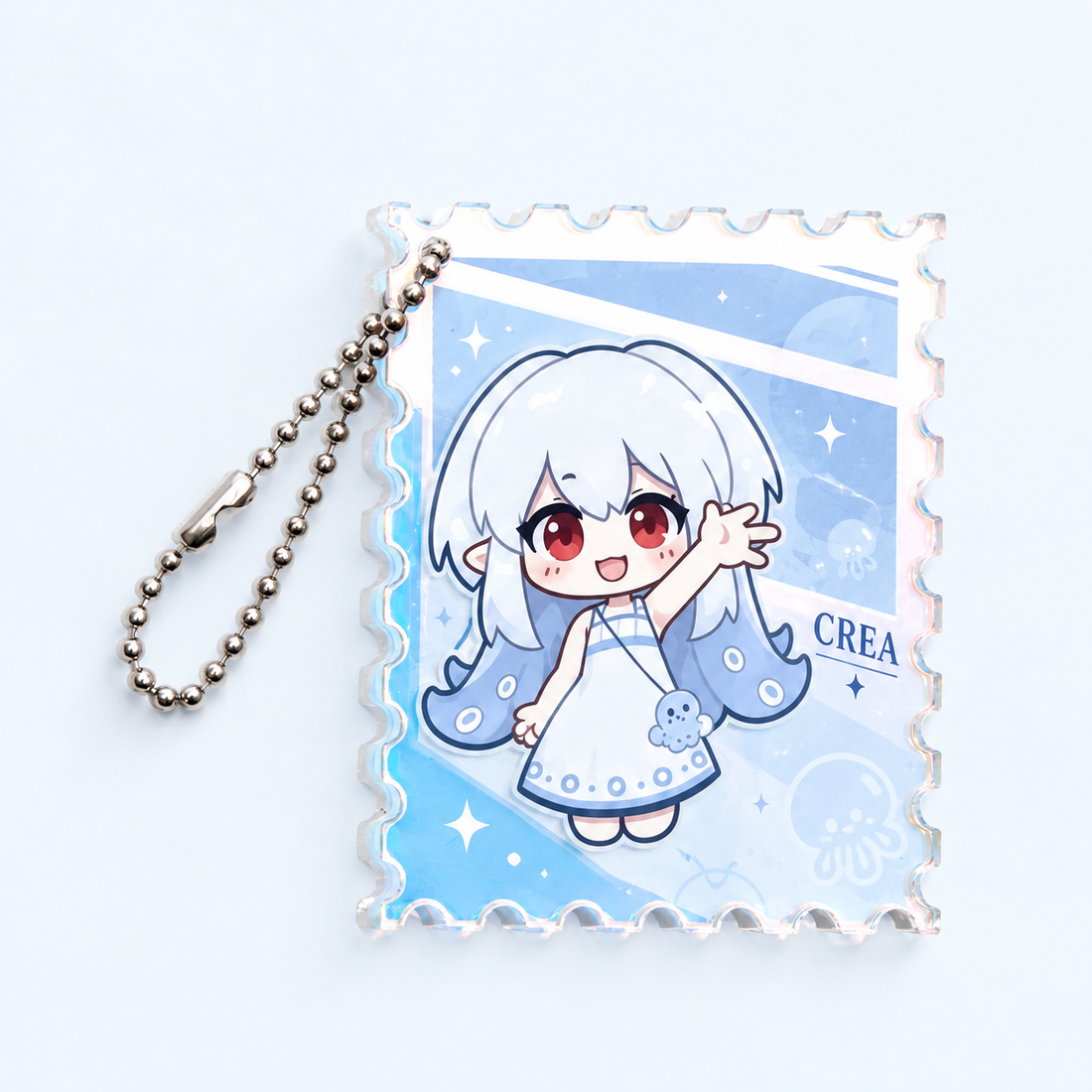 Acrylic Stamp Keychain
