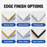 Custom Color Border Coated Paper Card
