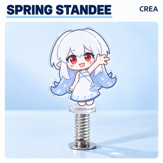 Custom Spring Shaker Acrylic Standees
