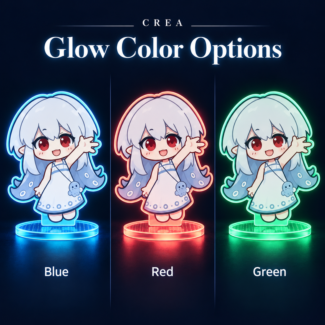 Custom Glow In The Dark Acrylic Standee