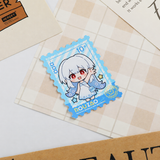 Custom Full-Print Stamp Die-Cut Sticker