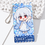 Acrylic Ticket Keychain