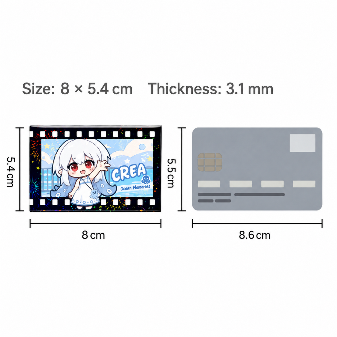 Laminated Square Badge