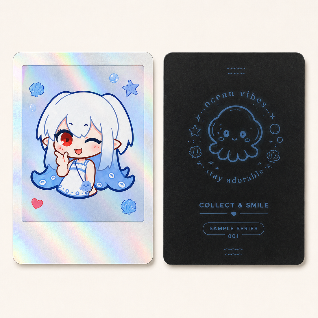 Custom Printed Collectible Trading Holographic Card