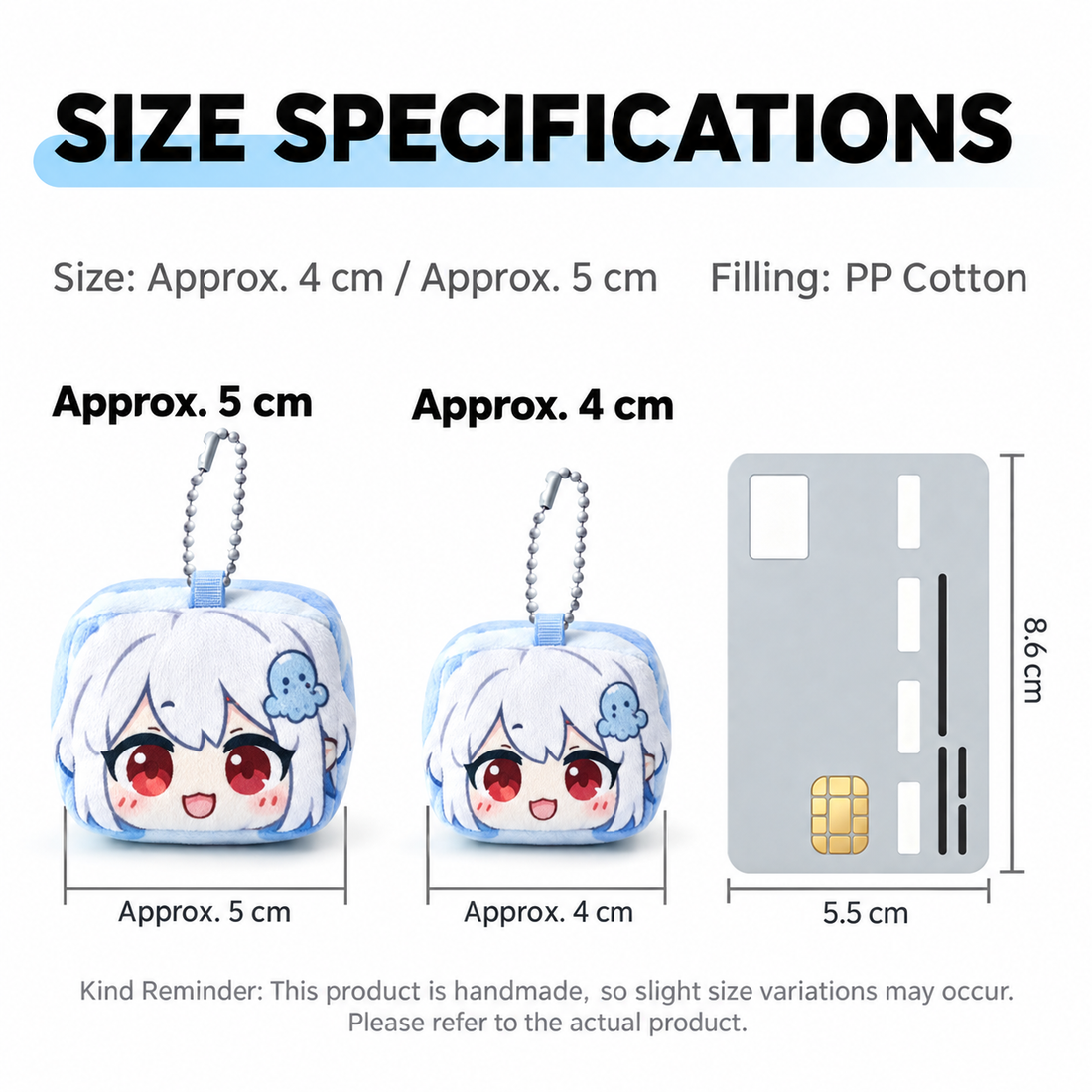 Custom Fluffy Block Charm