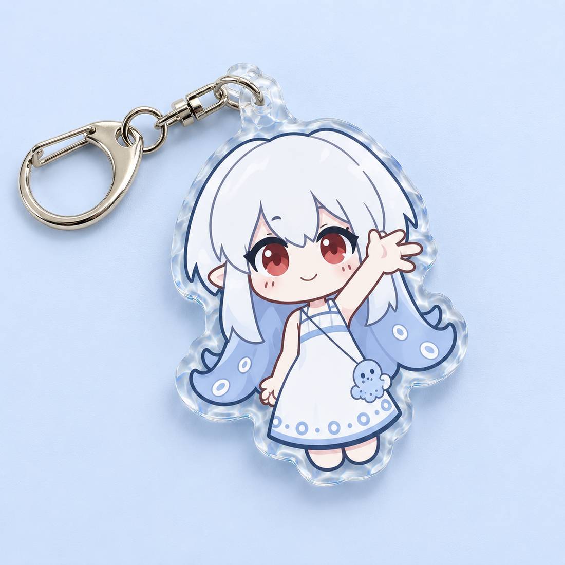 Ripple Acrylic Keychain