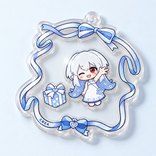 Custom Ultra-thin Shaker Keychains