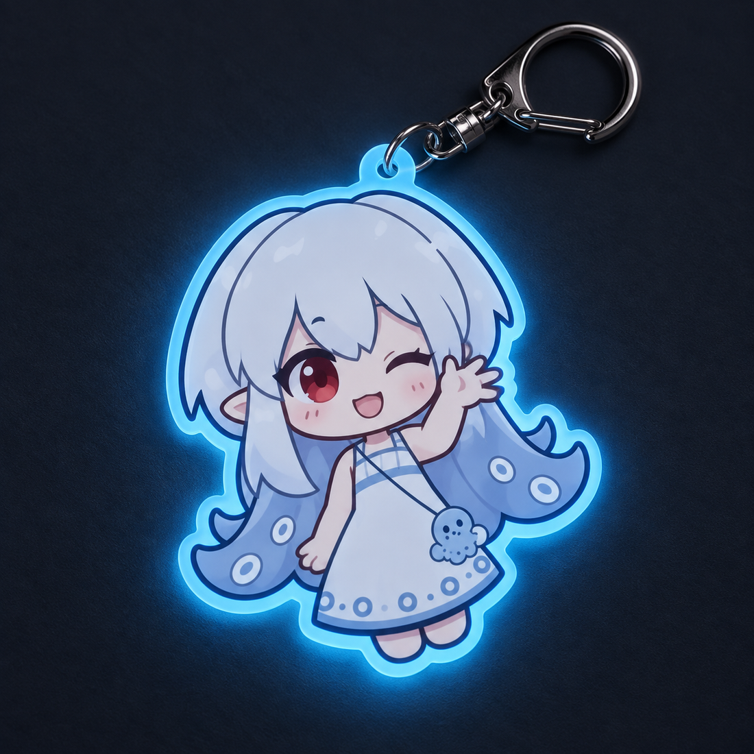 Glow in the Dark Acrylic Keychain