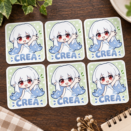 Custom Foil-Stamped Full Die-Cut Coated Paper Sticker
