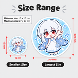 Custom Circle Full-Cut Coated Paper Sticker