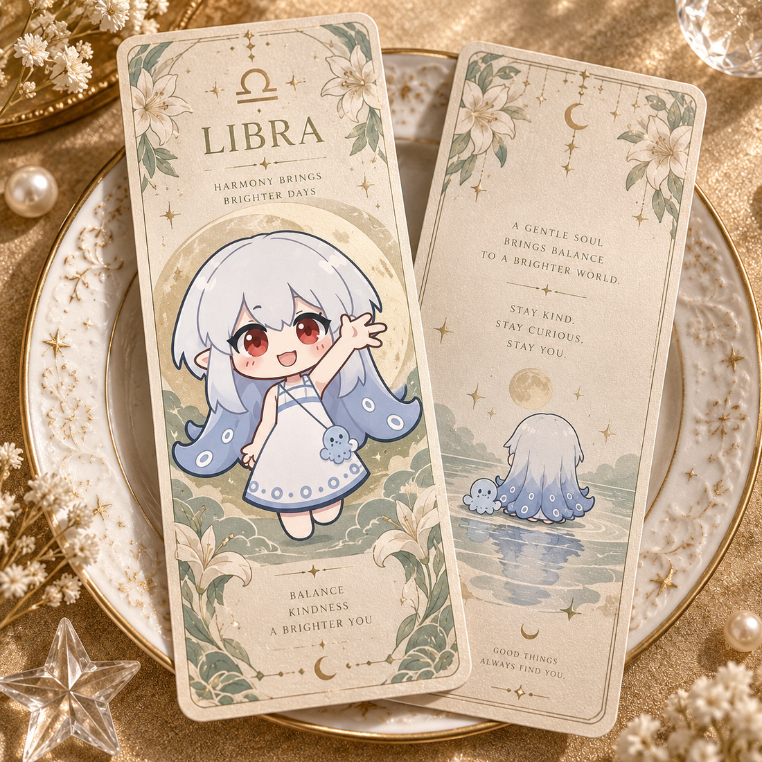 Cloud Holographic Tarot Card