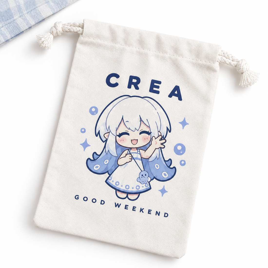 Custom Printed Canvas Drawstring Bag