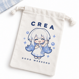 Custom Printed Canvas Drawstring Bag
