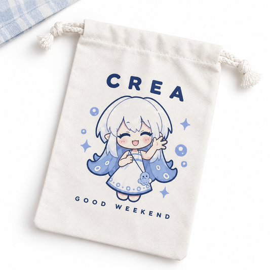 Custom Printed Canvas Drawstring Bag