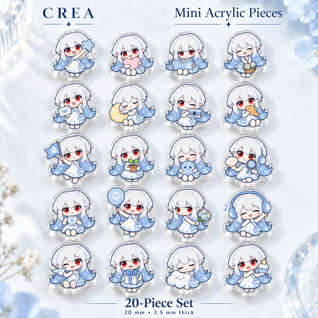 Acrylic Pian Set