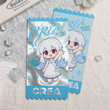 White Ceramic Ticket Stub