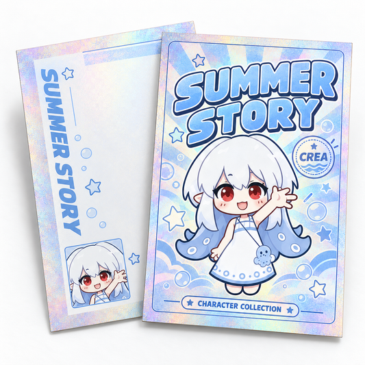 Laser Stripe Postcard